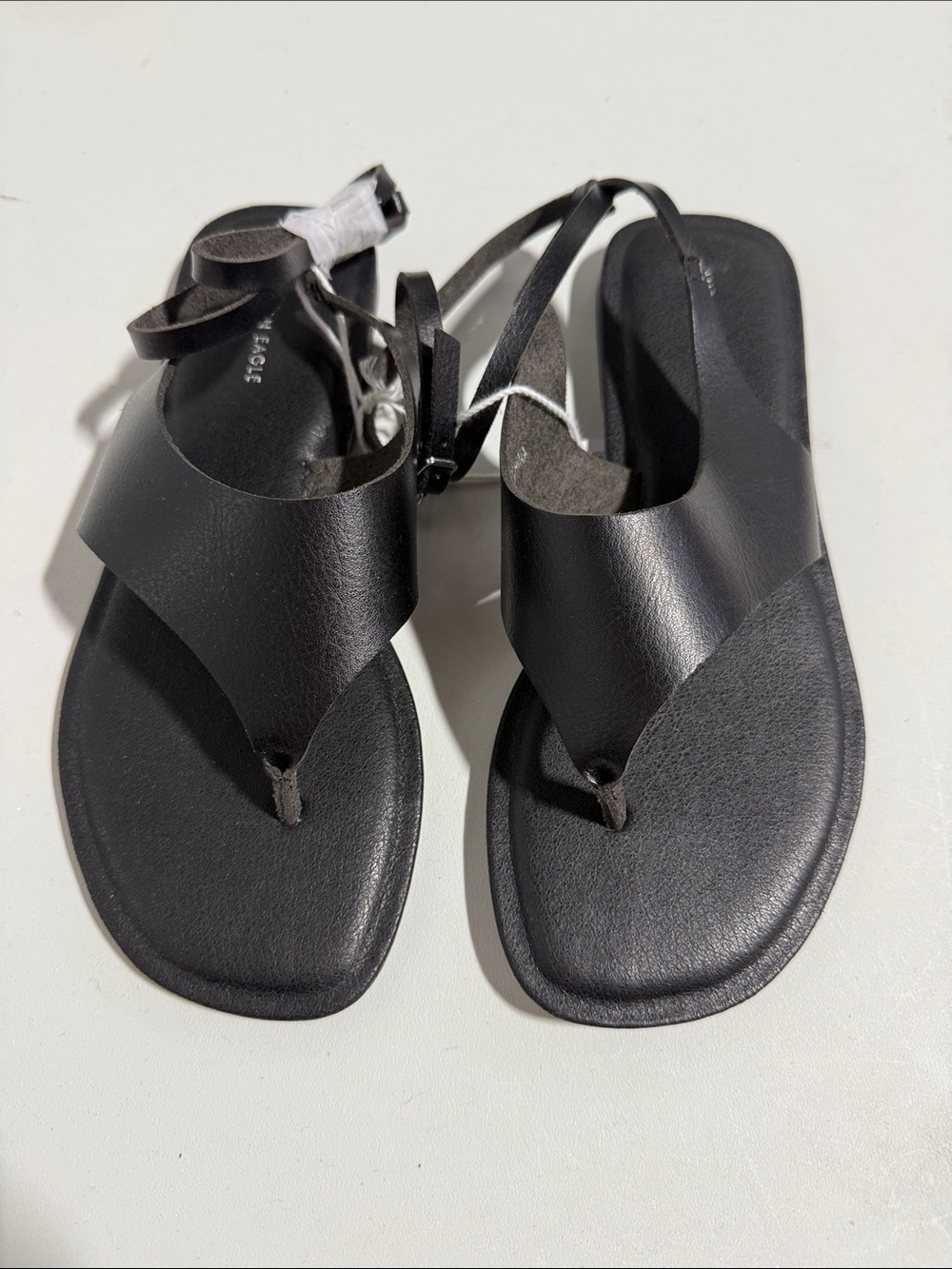 American eagle black sandals 6